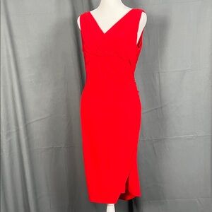 Cato Vibrant Red Midi Dress